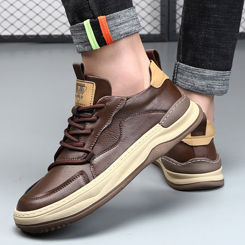 NOBLE ITALIANA GENUINE LEATHER SNEAKERS