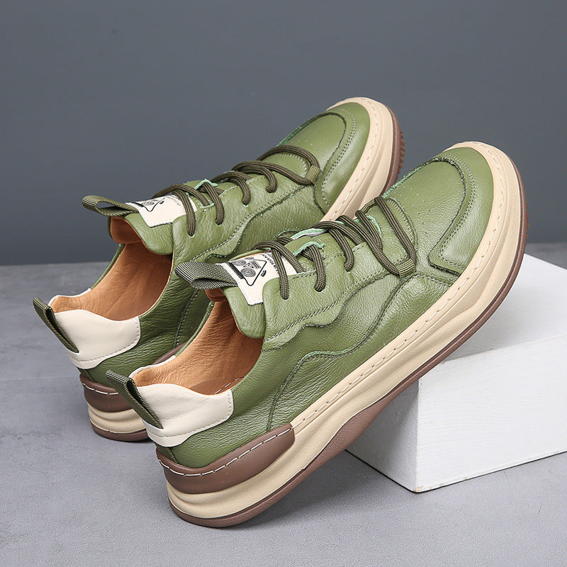 NOBLE ITALIANA GENUINE LEATHER SNEAKERS