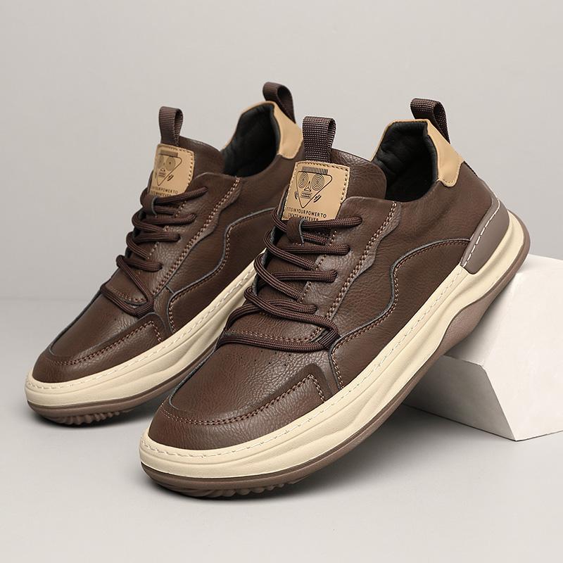 NOBLE ITALIANA GENUINE LEATHER SNEAKERS