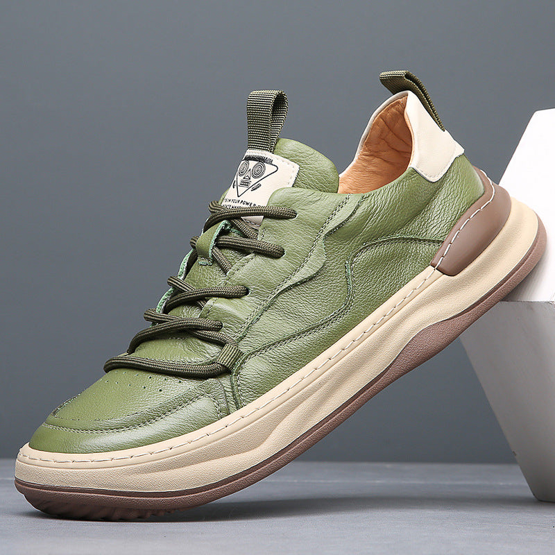 NOBLE ITALIANA GENUINE LEATHER SNEAKERS