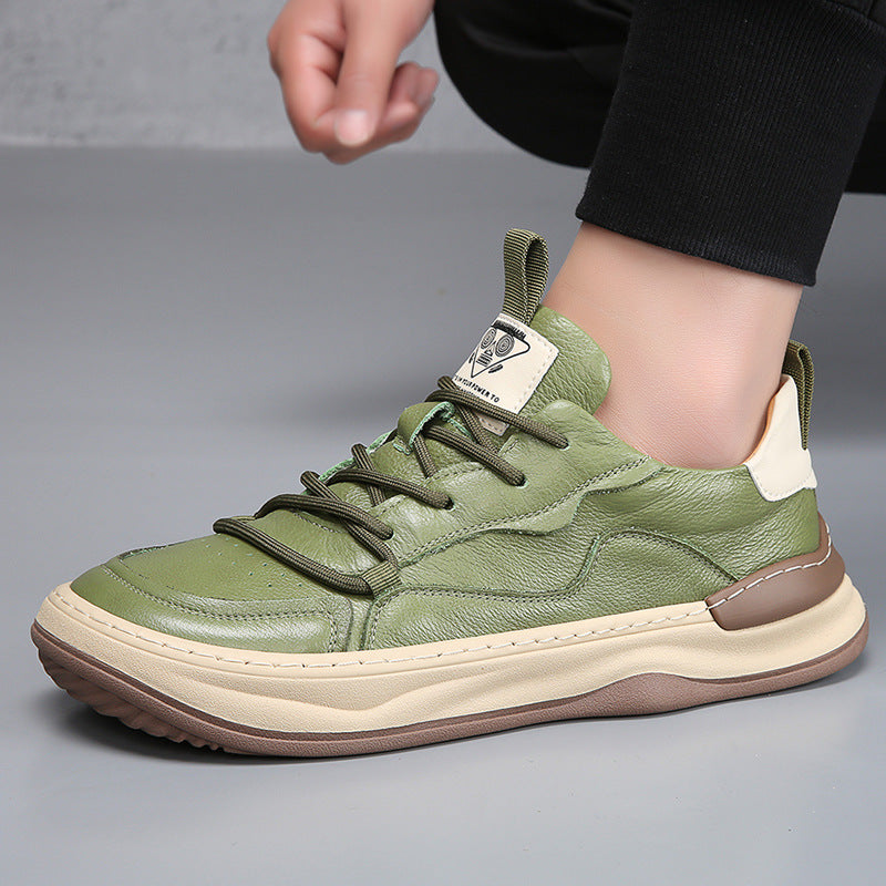 NOBLE ITALIANA GENUINE LEATHER SNEAKERS