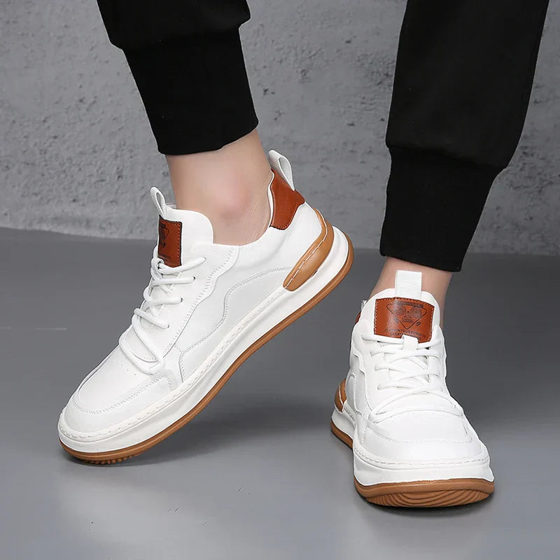 NOBLE ITALIANA GENUINE LEATHER SNEAKERS