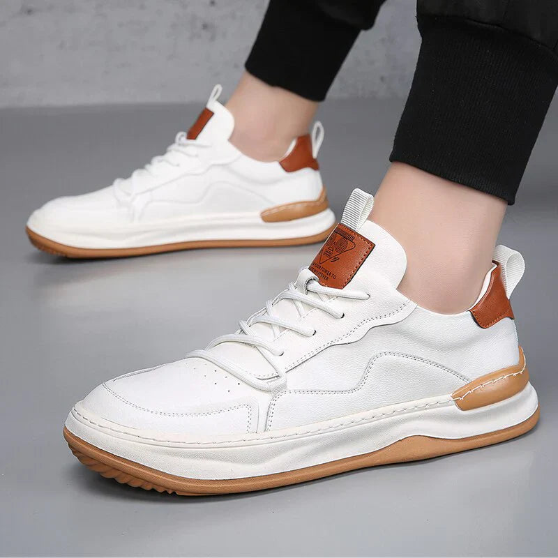 NOBLE ITALIANA GENUINE LEATHER SNEAKERS