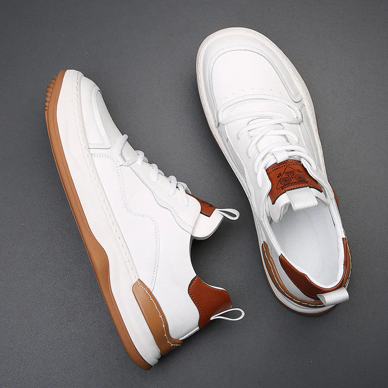 NOBLE ITALIANA GENUINE LEATHER SNEAKERS