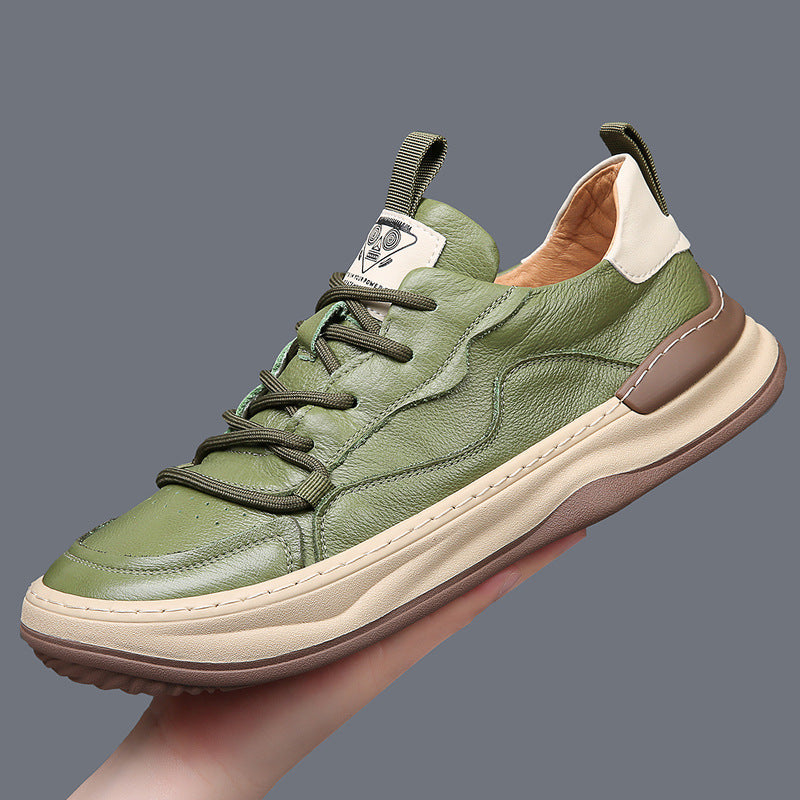 NOBLE ITALIANA GENUINE LEATHER SNEAKERS