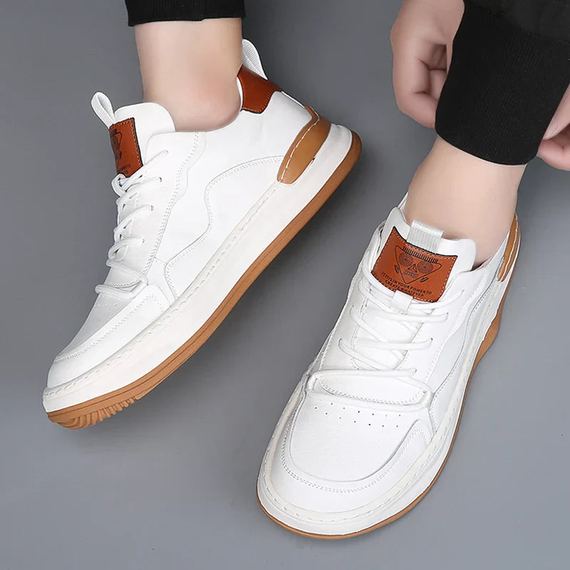 NOBLE ITALIANA GENUINE LEATHER SNEAKERS