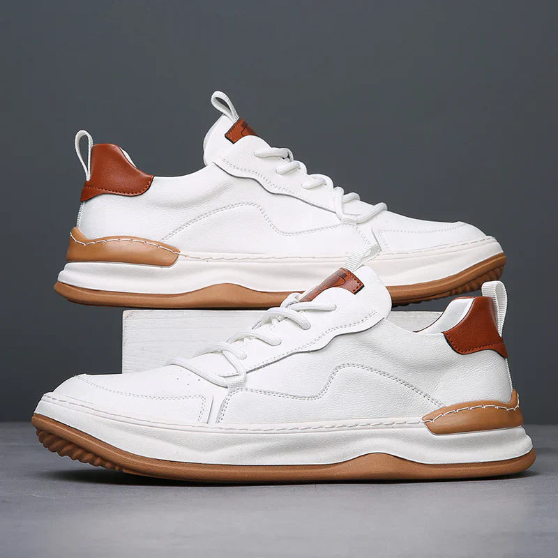 NOBLE ITALIANA GENUINE LEATHER SNEAKERS